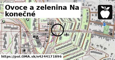 Ovoce a zelenina Na konečné