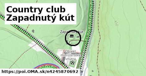 Country club Zapadnutý kút