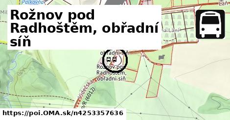 Rožnov pod Radhoštěm, obřadní síň