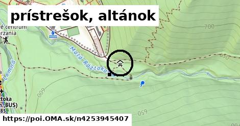 prístrešok, altánok