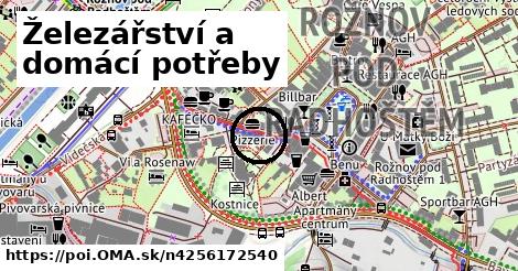 Železářství a domácí potřeby