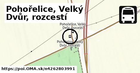 Pohořelice, Velký Dvůr, rozcestí