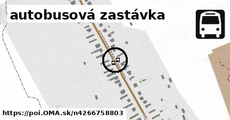 autobusová zastávka