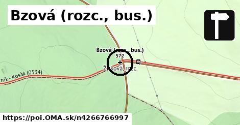 Bzová (rozc., bus.)