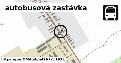 autobusová zastávka