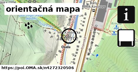 orientačná mapa