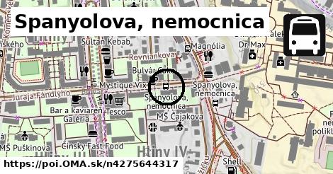 Spanyolova, nemocnica