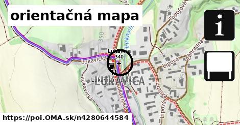 orientačná mapa