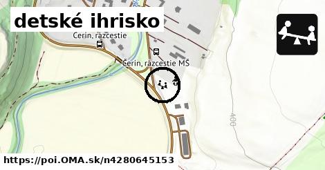 detské ihrisko