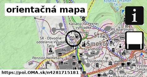 orientačná mapa