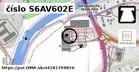 číslo S6AV602E