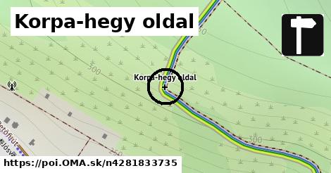 Korpa-hegy oldal