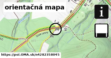 orientačná mapa