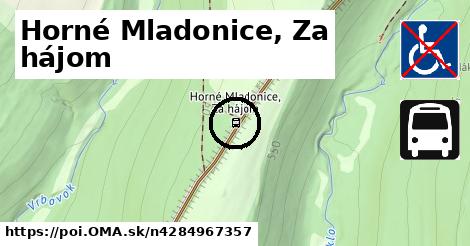 Horné Mladonice, Za hájom