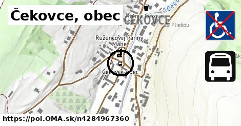 Čekovce, obec