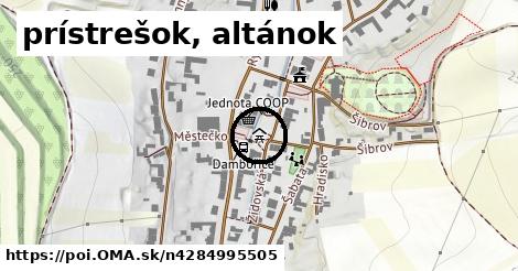 prístrešok, altánok