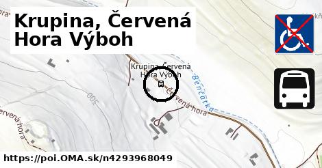 Krupina, Červená Hora Výboh