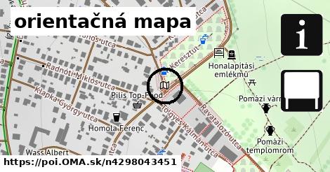 orientačná mapa