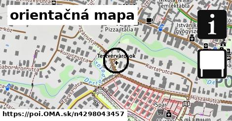 orientačná mapa