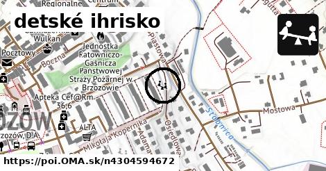 detské ihrisko