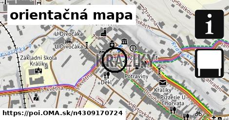 orientačná mapa