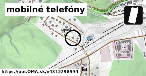 mobilné telefóny