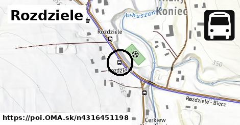 Rozdziele