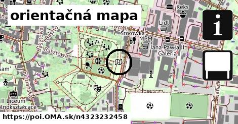 orientačná mapa