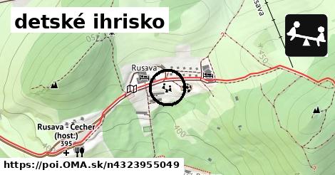 detské ihrisko