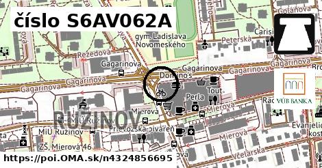 číslo S6AV062A