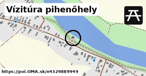 Vízitúra pihenőhely