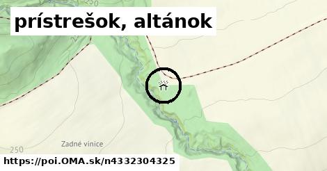 prístrešok, altánok