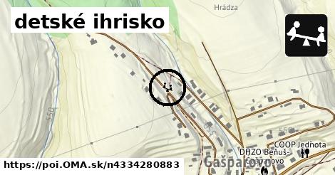 detské ihrisko