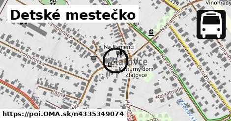 Detské mestečko