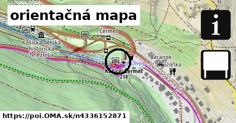 orientačná mapa