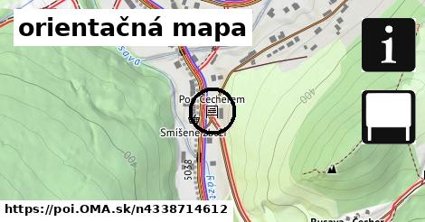 orientačná mapa