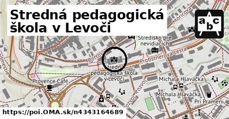 Stredná pedagogická škola v Levoči
