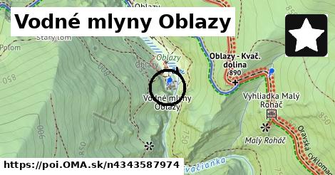 Vodné mlyny Oblazy