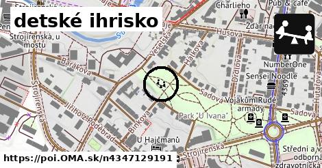 detské ihrisko