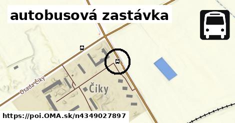 autobusová zastávka