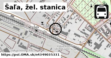 Šaľa, žel. stanica