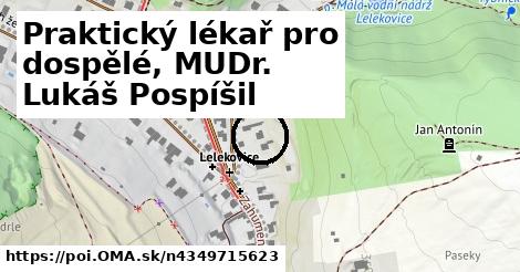 Praktický lékař pro dospělé, MUDr. Lukáš Pospíšil