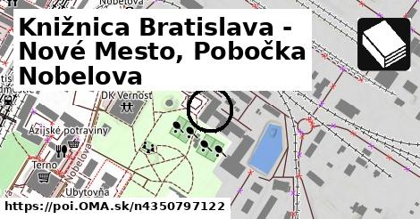 Knižnica Bratislava - Nové Mesto, Pobočka Nobelova