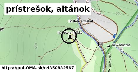 prístrešok, altánok