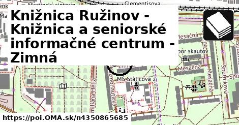 Knižnica Ružinov - Knižnica a seniorské informačné centrum - Zimná