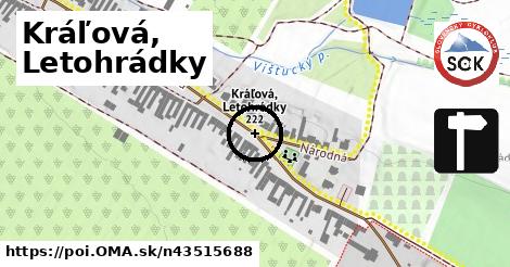 Kráľová, Letohrádky