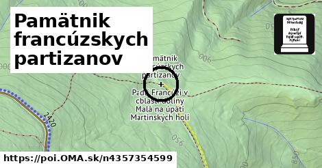 Pamätnik francúzskych partizanov