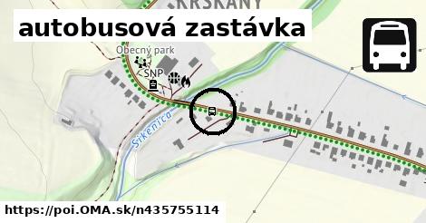 autobusová zastávka