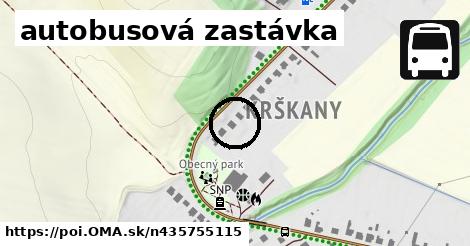 autobusová zastávka