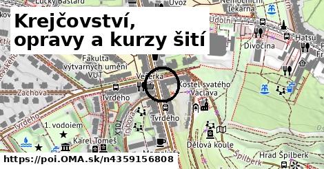 Krejčovství‚ opravy a kurzy šití